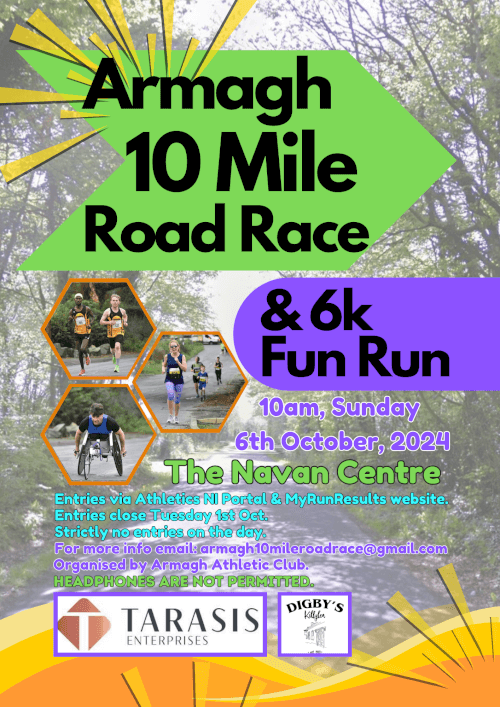 Armagh 10 Mile Road Race and 6k Fun Run